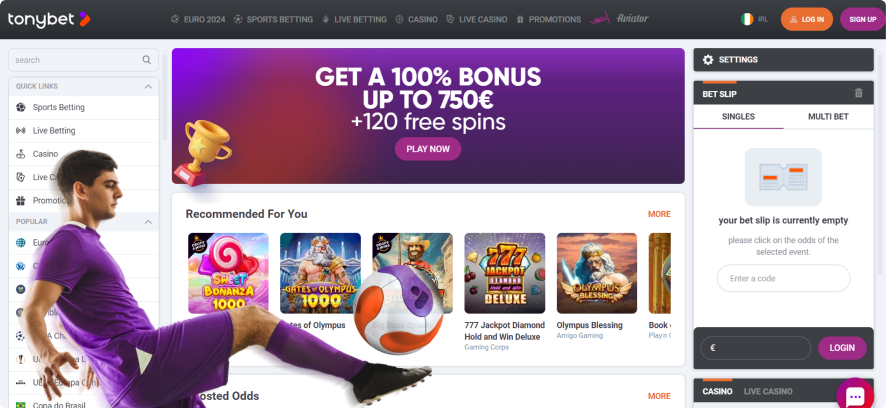 TonyBet Casino Online