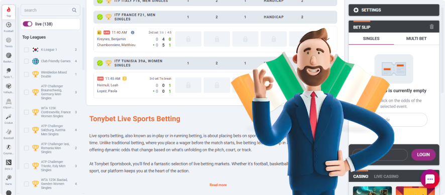 TonyBet Sports Betting